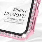 Recoppa Compatible for Apple Watch Case with Screen Protector for Apple Watch 42mm Series 3/2/1, Bling Crystal Diamond Rhinestone Ultra-Thin Bumper Full Cover Protective Case for Women Girls iWatch - Image 4