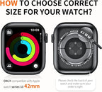 Rontion 6 Pack Hard PC Case Compatible with Apple Watch Series 11/10 42mm with Tempered Glass Screen Protector, Ultra-Thin Scratch Resistant Protective Bumper Cover for iWatch 11/10 42mm Accessories - Image 2