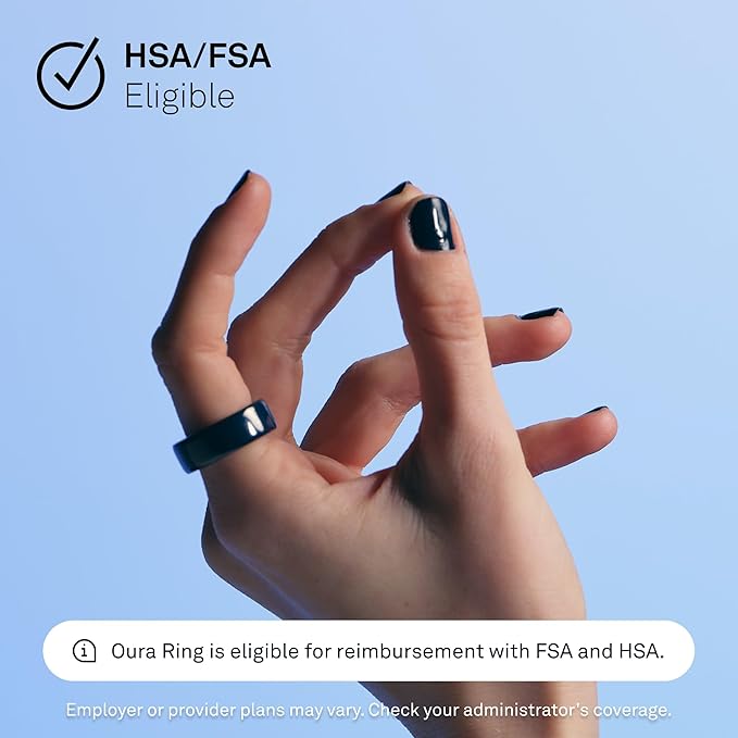 Oura Ring 4 - Ceramic Midnight - Size 7 - Sleep, Activity, Women’s Health, AI Advisor, Up to 8 Days of Battery Life, Size Before You Buy, Android & iOS Compatible - Image 8
