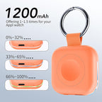 HUOTO Power Bank for Apple Watch 10,1200mAh Battery Pack Magnetic iWatch Charger Portable Travel Quick Wireless Charging with Built in Cable for Apple Watch 11/10/9/Ultra2/8/Ultra/7/6/Se/5/4/3/2/1 - Image 2