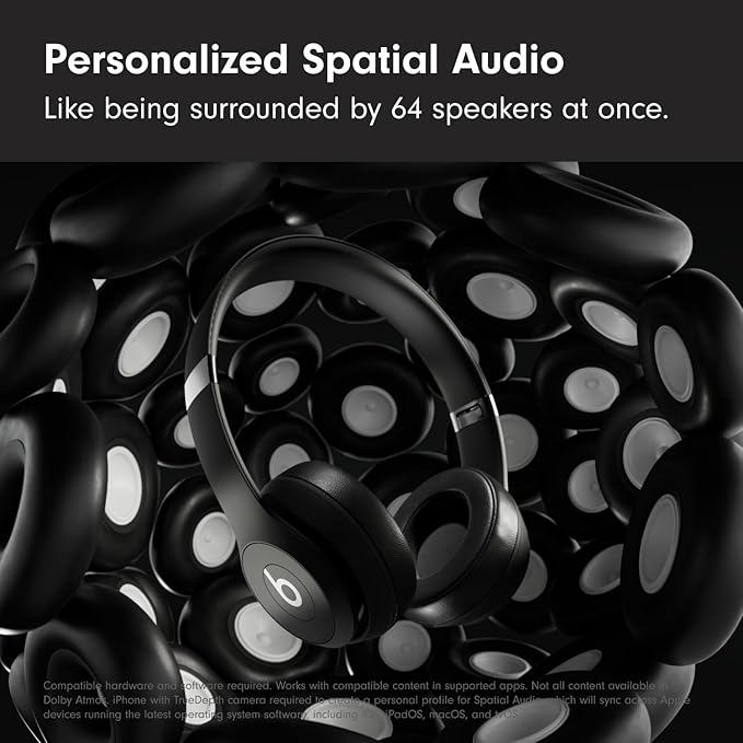 Beats Solo4 with AppleCare+ for Headphones (2 Years) - Matte Black - Image 5