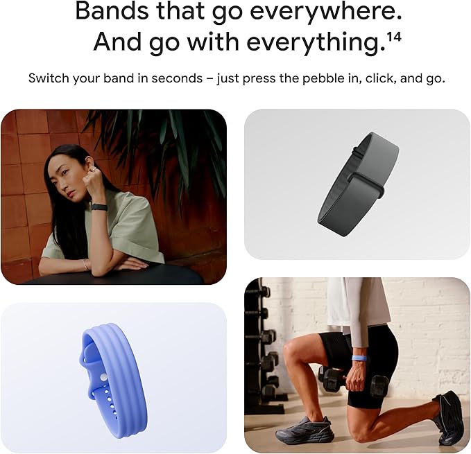 Google Fitbit Air - Berry with Small Obsidian Active Band Bundle - Image 12