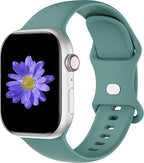 Sport Bands Compatible with Apple Watch 42mm 44mm 45mm 46mm 41mm 38mm 40mm 49mm for Women Men, Soft Silicone Strap for iWatch Wristband Series Ultra SE 11 10 9 8 7 6 5 4 3 2 1 by Cindgress