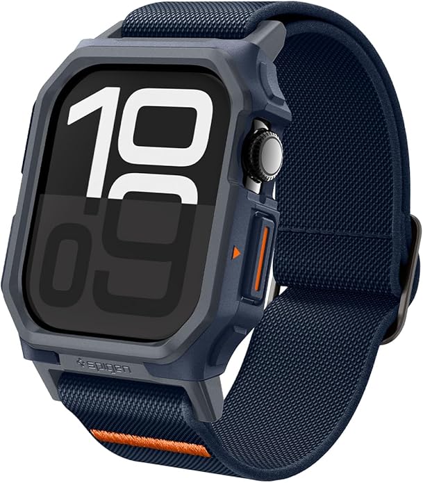 Spigen for Apple Watch Band, Lite Fit Pro Case and Strap Compatible with Ultra, Series Durable TPU Cover with Lightweight Fabric Strap by Spigen