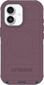 OtterBox iPhone 17 (Only) - Defender Series Case - Tulipwood Glow (Purple & Blue) - Snaps on MagSafe - Tough - Rugged & Durable - Image 3