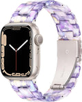 Light House Apple Watch Bands-Fashion Lightweight Resin iWatch Bands for Women Men 38mm/40mm/41mm/42mm(Series 11 10), 49mm/46mm/45mm/44mm/42mm(S 3 2 1), Compatible with Apple Watch Series 11 SE 10 9 8 7 6 5 4 3 Ultra by LightHouse