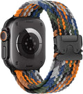 Braided Solo Loop for Apple Watch Ultra 3/2 Bands 49mm 46mm 45mm 44mm 42mm Men/Women,Parachute Buckle Stretchy Elastic Nylon Sport Strap Wristband for iWatch Bands Series 11 10 9 8 7 6 5 4 3 SE3/2 by DMVEIMAL