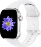 Sport Bands Compatible with Apple Watch 42mm 44mm 45mm 46mm 41mm 38mm 40mm 49mm for Women Men, Soft Silicone Strap for iWatch Wristband Series Ultra SE 11 10 9 8 7 6 5 4 3 2 1 by Cindgress
