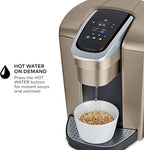 Keurig K-Elite Single Serve K-Cup Pod Coffee Maker, with Strength and Temperature Control, Iced Coffee Capability, 8 to 12oz Brew Size, Programmable, Brushed Gold - Image 4