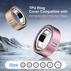 8 Pack Cover Compatible with Oura Ring Gen 4/Oura Ring Gen 3 Horizon/Heritage,Charging Derectly,Matte Texture Wear-Resistant Anti-Scratch TPU Protector for Women Men Working Out Gym(D,Size 12) - Image 3