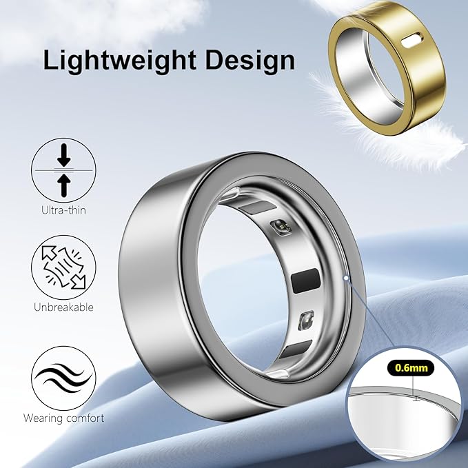 5 Pack Ring Cover Compatible with Oura Ring Gen 4/Oura Ring Gen 3 Horizon/Heritage, Abrasion-Resistant TPU Case for Oura Ring Protector Accessories for Oura Size 11 - Image 5
