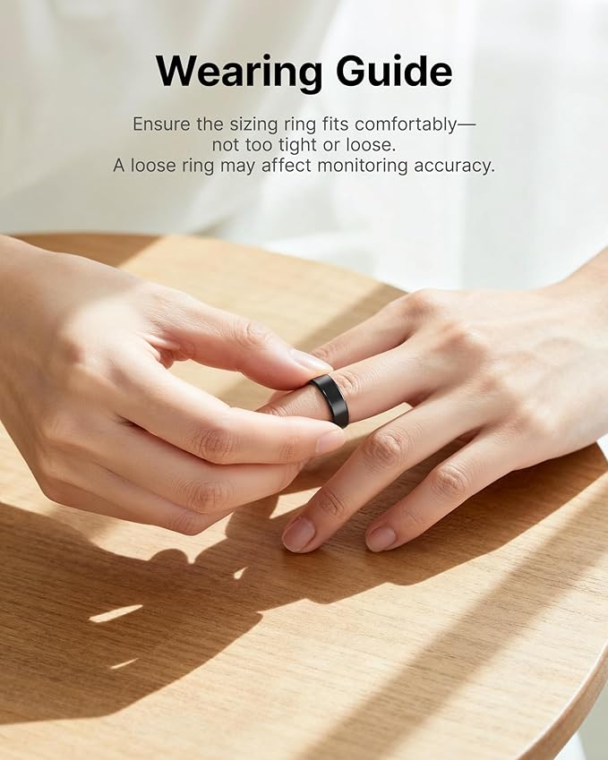 Ring Sizing Kit, Size First Before You Buy, Find The Comfortable Smart Ring Size, Choose from 8 Sizes (Size 6-13) - Image 6
