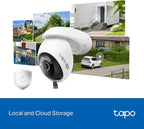 Tapo 4K 8MP Wired Pan/Tilt Outdoor Security Camera, Free Person/Vehicle Detect & 360° View, Color Night, Local AI, SD/Cloud Storage, Works w/Alexa & Google Assistant, 2.4 GHz WiFi C560WS - Image 10