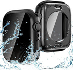 Goton Privacy Waterproof Case Compatible for Apple Watch Series 11/10 Screen Protector 42mm, Anti Spy Face Cover Back Bumper for iWatch Accessories by Goton