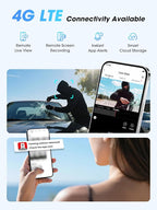 DDPAI 4K Dual Dash Cam Front and Rear, Dual STARVIS 2 IMX678 IMX662 Dashcam, Free 128G Card Included,Car Camera with 32G eMMC, 3K/60FPS, 5G WiFi GPS, 3" IPS, Night Vision, 24H Parking Mode, Z60 Pro - Image 7