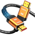Highwings HDMI Cables 30FT Long, 8K Ultra High Speed HDMI 2.1 Cable [in-Wall CL3 Rated, 48Gbps] 8K@60 4K@120Hz/144Hz, HDMI Cord eARC HDCP 2.2 & 2.3, Compatible for XbX/S/HDTV/GPUs 30 & 40 Series by Highwings