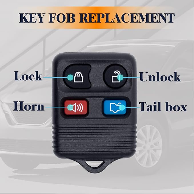 Key Fob Keyless Entry Fits for 1999-2014 Ford Mustang Focus Explorer Sport Expedition Taurus Escape Edge Thunderbird Lincoln Town Car Mercury Remote Control Replacement CWTWB1U311 CWTWB1U345 - Image 5
