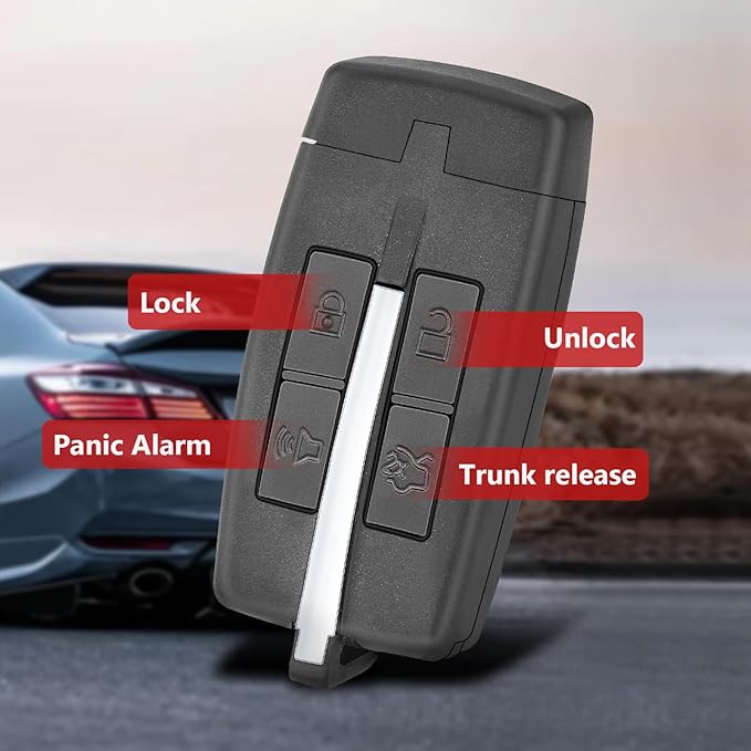 Smart Remote Key Fob Replacement for Ford Taurus 2009-2012 | for Lincoln MKS MKT | 315Mhz Keyless Entry Remote Control Car Key FCC ID: M3N5WY8406, P/N: 164-R7032 / 164-R7034 - Image 2