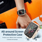 Waterproof Case for Apple Watch Series 3/2/1 42mm, Built-in Screen Protector with Tempered Glass [Touch Sensitive] Cover for iWatch S3/S2/S1 Accessories 42mm, Rose Gold - Image 3