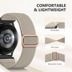 Lerobo 5 Pack Stretchy Bands Compatible with Samsung Galaxy Watch 7 6 5 4 FE Band 40mm 44mm 45mm/Watch 6 4 Classic 4 42mm 46mm 43mm 47mm/Active 2,20mm Soft Nylon Solo Loop Band Elastic Strap - Image 3