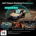 BOTSLAB 3K 4 Channel Dash Cam, 24/7 Parking Mode with Hardwire Kit, 560° View, Front and Rear Inside Car Camera with 3.18”Touch Screen, Night Vision Voice Control, Free 128GB Card 5.8GHz WiFi & GPS - Image 6
