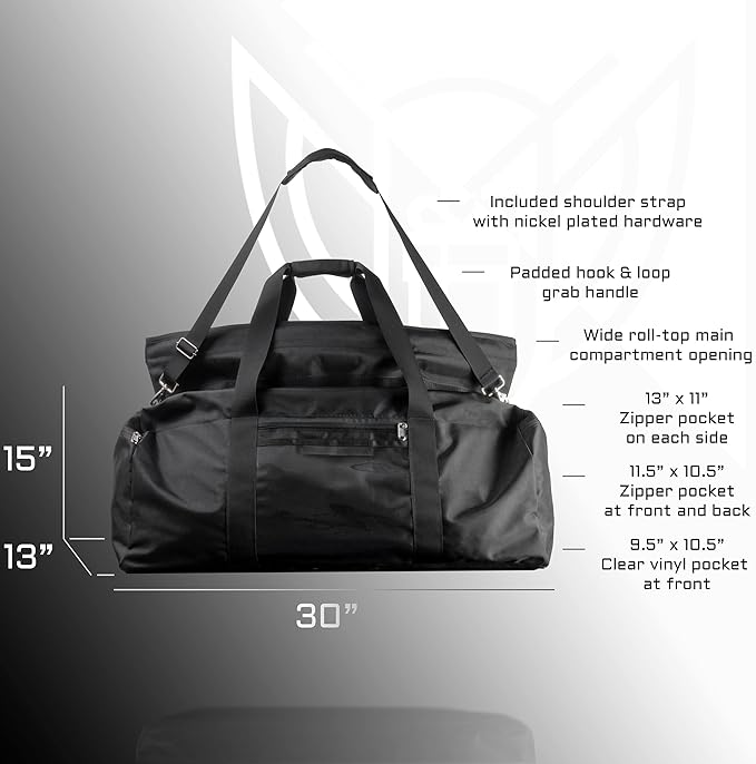 Xtreme Sight Line ~ AQUA Duffel Faraday Bag + XTECH Faraday Bag ~ Water-Proof Signal Blocking Duffel Bag for Large Electronics ~ Tracking/Hacking Defense ~ 1000D Nylon ~ Woodland Camo - Image 2