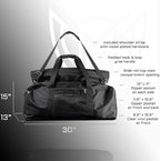 Xtreme Sight Line ~ AQUA Duffel Faraday Bag ~ Water-Proof Signal Blocking Duffel Bag for Large Electronics ~ Tracking/Hacking Defense ~ Data Security ~ 1000D Nylon ~ Coyote Brown - Image 2