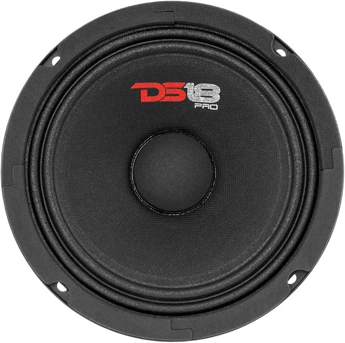 DS18 2X PRO-GM6 Loudspeaker - 6.5", Midrange, Black Steel Basket, 480W Max, 140W RMS, 8 Ohms - Premium Quality Audio Door Speakers for Car or Truck Stereo Sound System (2 Speakers) - Image 2
