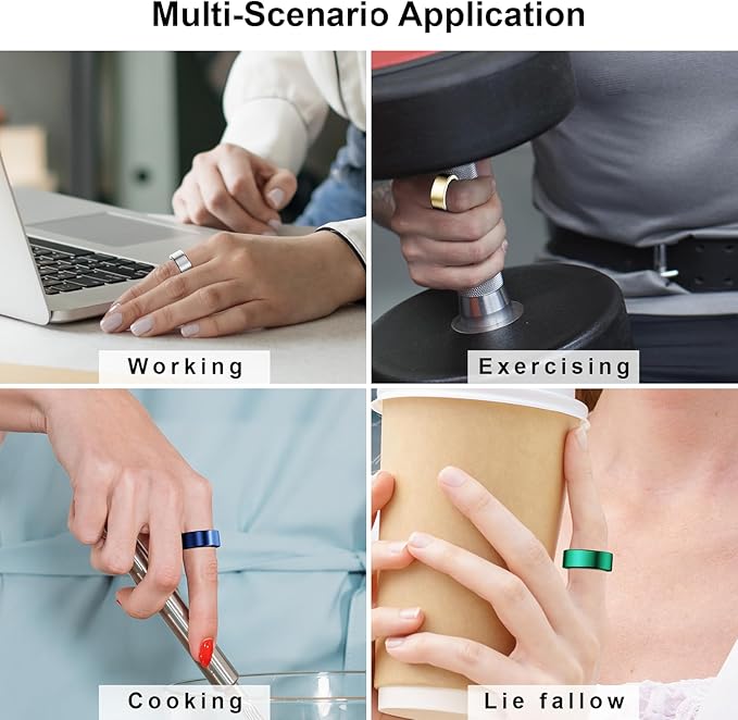 5 Pack Ring Cover Compatible with Oura Ring Gen 4/Oura Ring Gen 3 Horizon/Heritage, Abrasion-Resistant TPU Case for Oura Ring Protector Accessories for Oura Size 10 - Image 7