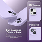 Magnetic for iPhone 15 Plus Case, Compatible with MagSafe, [Full Camera Protection][Screen Protector] Silicone Shockproof Protective Phone Case for iPhone 15 Plus 6.7", Clove Purple - Image 5