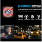 Three-Lens Driving Recorder, Triple-View Dashcam for Full Protection, Full View Car Dashcam System, 1080p Video Recording Wireless Dash Cams, 3 Channel Dash Cam for Cars (Recorder) - Image 2