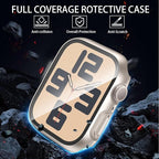 [6 Pack] Case for Apple Watch SE 3/SE 2nd Gen Series 6/5/4/SE 44mm Screen Protector with Ultra-Thin Tempered Glass, Full Coverage Shockproof Cover for iWatch 44 mm - Image 2