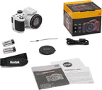 Kodak PIXPRO AZ405-WH 20MP Digital Camera 40X Optical Zoom 24mm Wide Angle Lens Optical Image Stabilization 1080P Full HD Video 3" LCD Vlogging Camera (White), Full Frame - Image 9