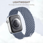 Zedoli Braided Solo Loop Bands Compatible with Apple Watch Band 38mm 40mm 41mm 42mm 44mm 45mm 46mm 49mm Women Men, Stretchy Nylon Sport Elastic Strap for iWatch Series 11 10 9 8 7 6 5 4 3 2 1 SE Ultra - Image 6