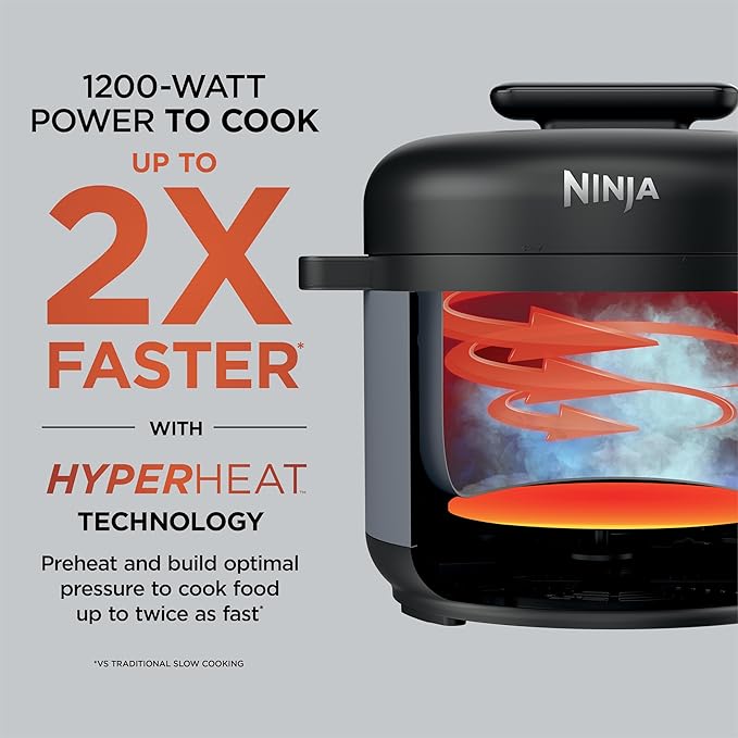 Ninja HyperHeat 9-in-1 6.5-qt Pressure Cooker | Steams, Slow Cooks, Sears, Sautés, Sous Vide, Yogurt & More | With SimpliServe Pot | Powerful 1200-Watt | Stone Purple | PC201SP - Image 5