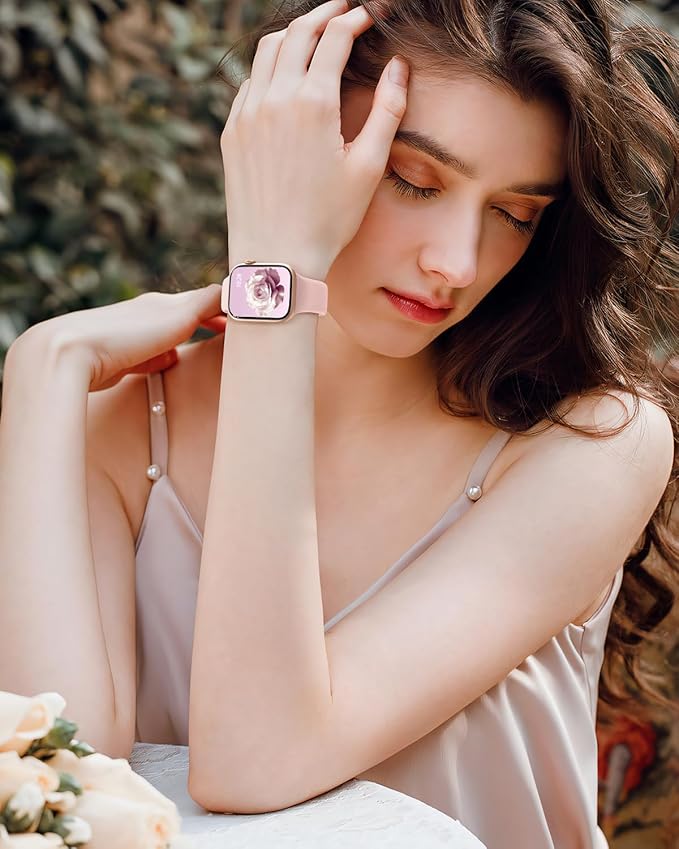 Sport Silicone Band Compatible with Apple Watch Bands 40mm 38mm 41mm 44mm 45mm 46mm 42mm 49mm for Women Men, Soft Wristband Water-proof Strap for iWatch Bands Series 11 10 9 8 7 6 5 4 3 2 1 Ultra SE - Image 5