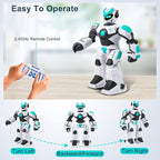 HPROMOT RC Robot Toy for Kids Remote Control RobotToy, Smart Gesture Sensing Rechargeable & Programmable Robot Walking Dancing Singing Chirstmas Gift for 3-15 Years Old Boys Girls - Image 2