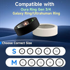 8 Pack Ring Cover for Oura Ring Gen 4 /Gen 3, Anti-Scratch Elastic Silicone Cover for Working Out Gym - Patent Pending - Image 2