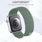 Zedoli Braided Solo Loop Bands Compatible with Apple Watch Band 38mm 40mm 41mm 42mm 44mm 45mm 46mm 49mm Women Men, Stretchy Nylon Sport Elastic Strap for iWatch Series 11 10 9 8 7 6 5 4 3 2 1 SE Ultra - Image 2