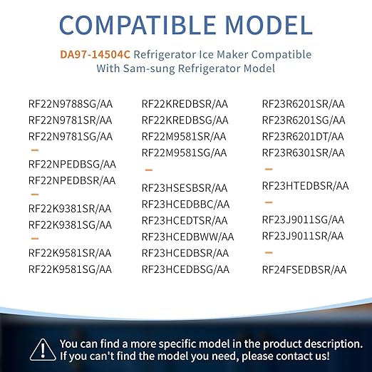 Upgrade DA97-14504C DA97-14504A Ice Container Compatible with RF22 RF23 Sam-sung Ice Maker Replacement AP6039681 Sam-sung Refrigerator Parts,Replaces for PS11773414 EAP11773414 Sam-sung Ice Maker Tray - Image 4