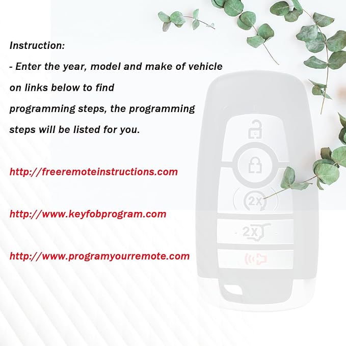 Self-Programmable Replacement for Proximity Smart Key Fob Compatible with 2018-2022 F ord Explorer Expedition Edge 2020-2022 Lincoln Navigator Aviator Corsair (FCC:M3N-A2C93142600 5 Buttons) 1PCS - Image 4