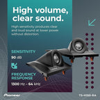 PIONEER TS-H150-RA N/A Speakers (Pair) – 180W Max (50 RMS), Unique Solution for Front-Stage Reinforcement - Image 5