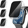Suoman 3-Pack for Apple Watch 41mm Privacy Screen Protector Case, [Anti-Peeping] Ultra-Thin Tempered Glass Protective Cover by Suoman