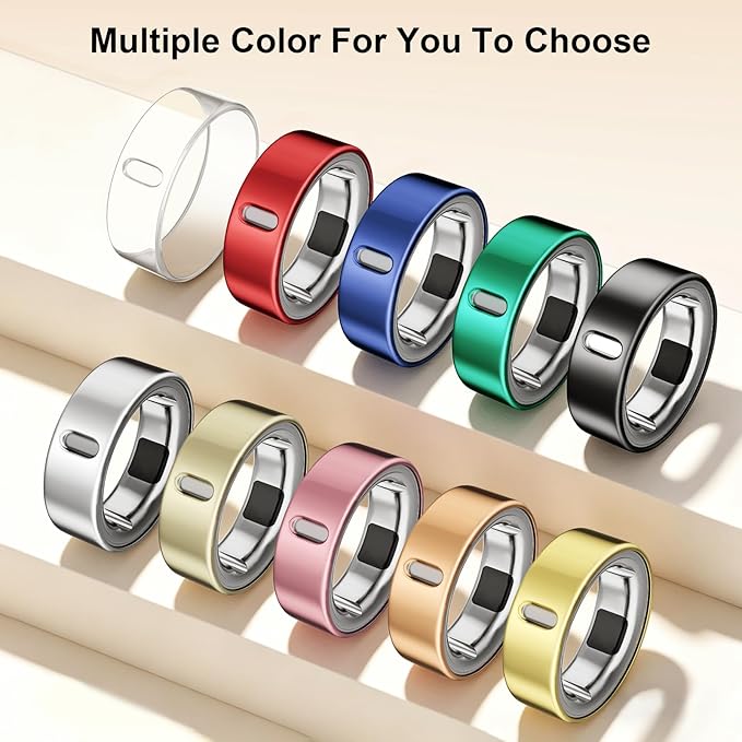 3 Pack Ring Cover Compatible with Oura Ring Gen 4/Oura Ring Gen 3 Horizon/Heritage-Size 11,Support Charging with Cover on,Anti-Scratch Ultra-Thin TPU Ring Protector for Men Women,Gold*3 - Image 8