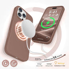 GolbinBox Magnetic for iPhone 16 Pro Case, Compatible with MagSafe, [Soft Anti-Scratch Microfiber Lining], Liquid Silicone Shockproof Protective Phone Case for iPhone 16 Pro 6.3", Brown - Image 3