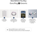 Oura Ring 4 - Ceramic Petal - Size 7 - Sleep, Activity, Women’s Health, AI Advisor, Up to 8 Days of Battery Life, Size Before You Buy, Android & iOS Compatible - Image 3