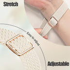 Slim Braided Stretchy Compatible with Apple Watch Band 38mm 40mm 41mm 42mm 44mm 45mm 46mm 49mm, Nylon Thin Solo Loop Elastic Straps for iWatch Bands Series 11 10 9 8 7 SE 6 5 4 3 2 1 Ultra - Image 2