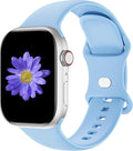 Sport Bands Compatible with Apple Watch 42mm 44mm 45mm 46mm 41mm 38mm 40mm 49mm for Women Men, Soft Silicone Strap for iWatch Wristband Series Ultra SE 11 10 9 8 7 6 5 4 3 2 1 by Cindgress