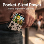 uMadeUs R40s Pro Handheld Gaming Console – 30,000+ Classic Video Game Collection – New Retro Arcade System With 256gb Sd Card - 3.5" Screen - Mini Portable Player PSP, DS, GBA, PS1, MAME (White) - Image 9