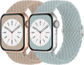 Braided Solo Loop Compatible with Apple Watch Band 38mm 40mm 41mm 42mm 44mm 45mm 46mm 49mm Women Men, Adjustable Stretchy Bands Elastic Sport Strap for iWatch Series 11 10 9 8 7 6 5 4 3 2 SE Ultra 3 2 by Butifacion
